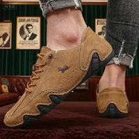 SaneShoppe-Men's Lightweight Fashion Ankle Boots for Casual Walking and Driving