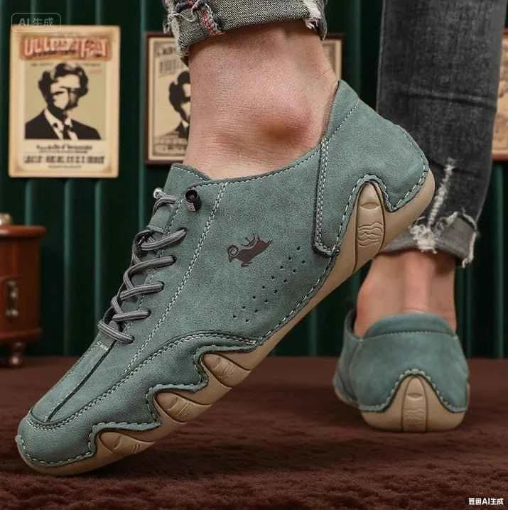 SaneShoppe-Men's Lightweight Fashion Ankle Boots for Casual Walking and Driving