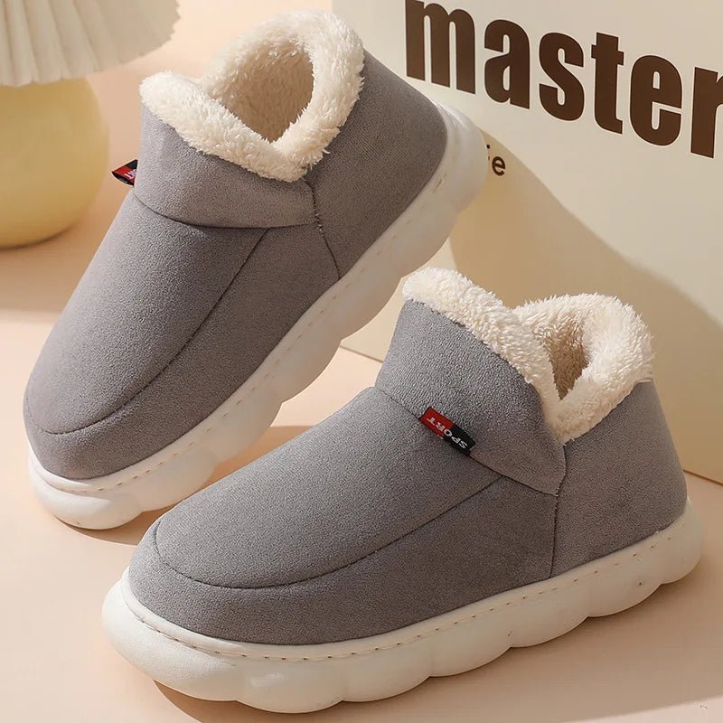 SaneShoppe-Asgard Winter Cozy Slippers For Women Men - Anti-skid Fur Snow Boots
