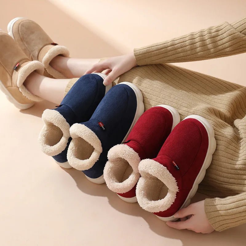 SaneShoppe-Asgard Winter Cozy Slippers For Women Men - Anti-skid Fur Snow Boots
