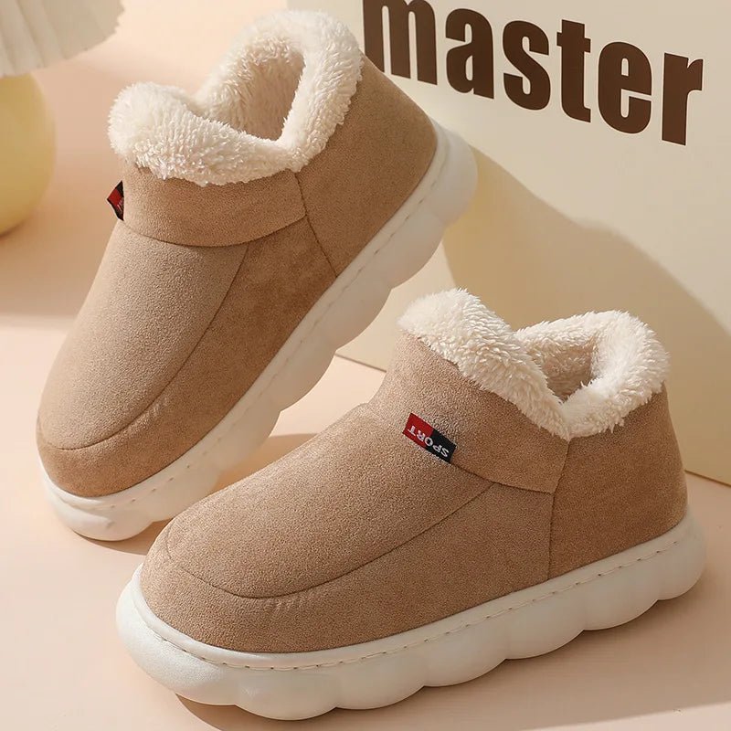 SaneShoppe-Asgard Winter Cozy Slippers For Women Men - Anti-skid Fur Snow Boots