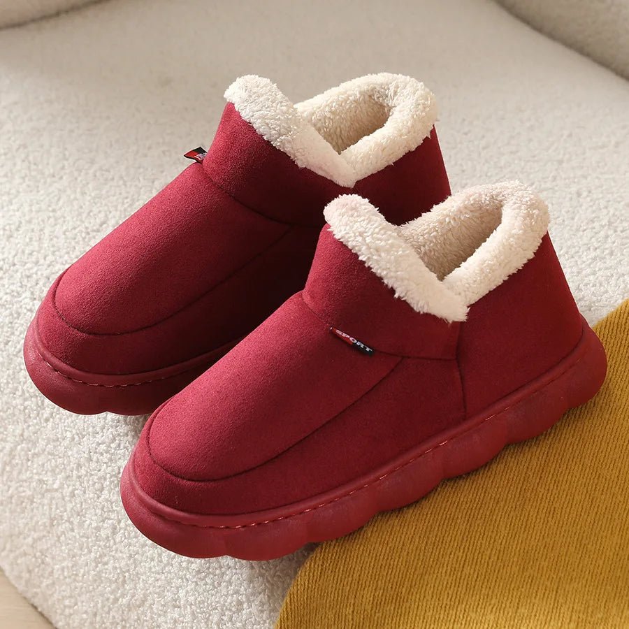SaneShoppe-Asgard Winter Cozy Slippers For Women Men - Anti-skid Fur Snow Boots