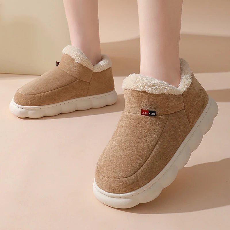 SaneShoppe-Asgard Winter Cozy Slippers For Women Men - Anti-skid Fur Snow Boots