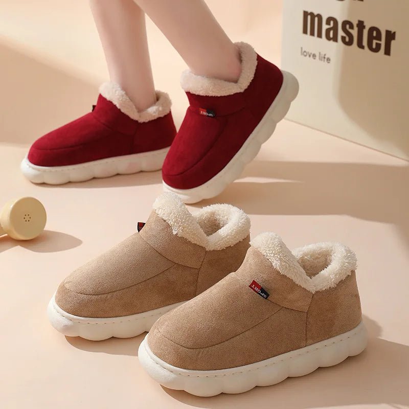 SaneShoppe-Asgard Winter Cozy Slippers For Women Men - Anti-skid Fur Snow Boots