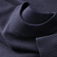 SaneShoppe-Men's Mock Turtleneck Sweater - Stylish Autumn Pullover