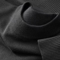 SaneShoppe-Men's Mock Turtleneck Sweater - Stylish Autumn Pullover