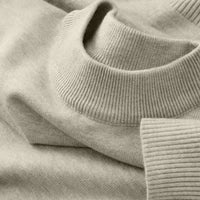 SaneShoppe-Men's Mock Turtleneck Sweater - Stylish Autumn Pullover