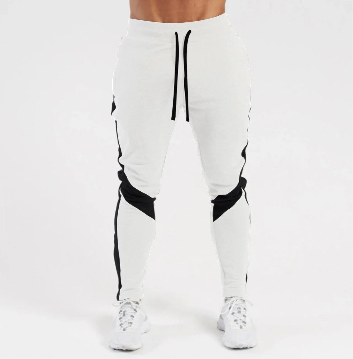 SaneShoppe-Men's Color Blocked Velvet Warm Fitness Pants - Autumn/Winter Outdoor Style