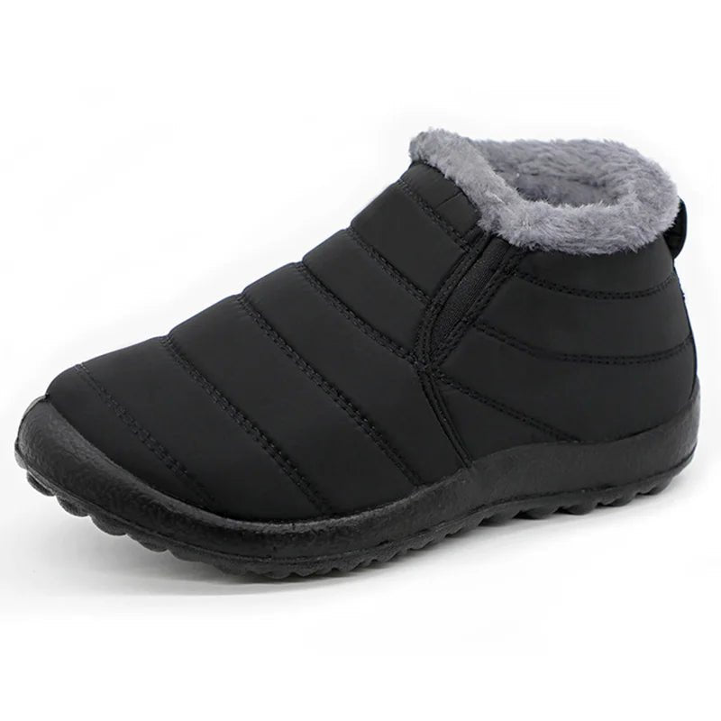 SaneShoppe - Boots Men Snow Outdoor Mens Fur Shoes Men's Winter Boots Hiking Ankle Boots Waterproof Men Shoes Work Shoes Footwear