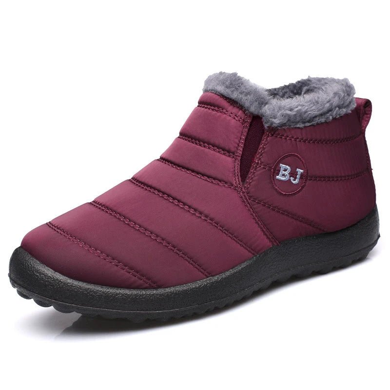 SaneShoppe - Boots Men Snow Outdoor Mens Fur Shoes Men's Winter Boots Hiking Ankle Boots Waterproof Men Shoes Work Shoes Footwear