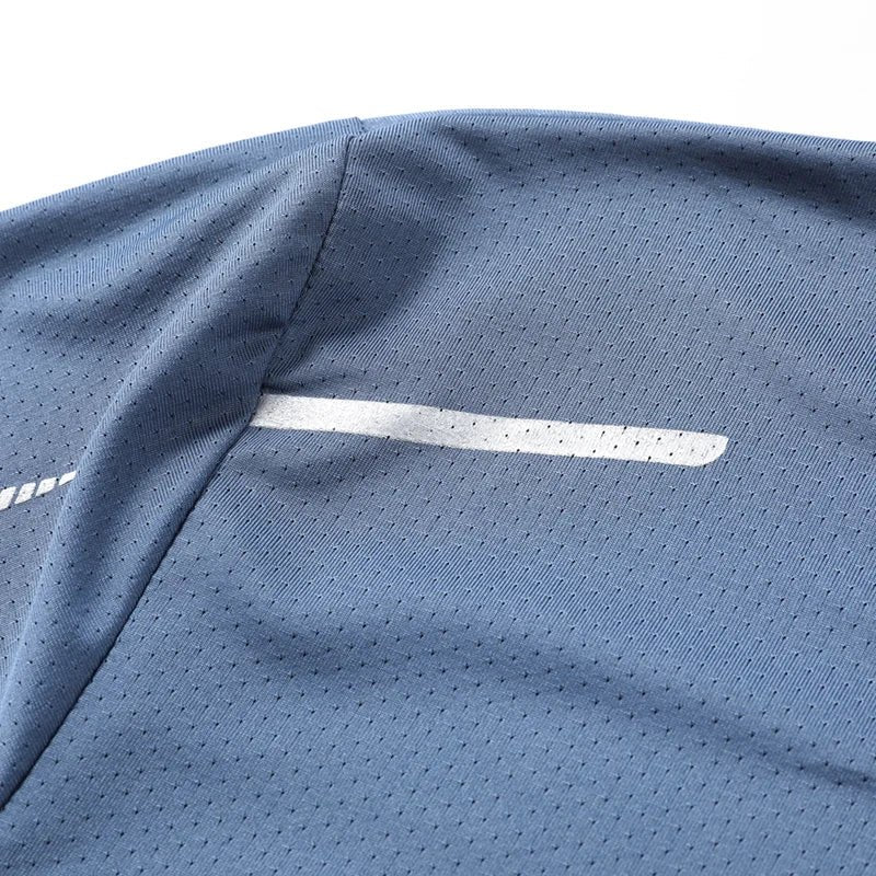 SaneShoppe - CHRLCK Men's Running Quick Drying T-shirts Breathable Hiking Fishing Tees Soft Elasticity Outdoor Sports Short Shirt Summer