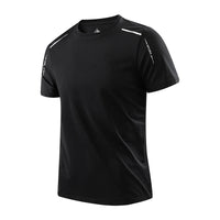 SaneShoppe - CHRLCK Men's Running Quick Drying T-shirts Breathable Hiking Fishing Tees Soft Elasticity Outdoor Sports Short Shirt Summer