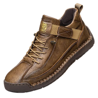 SaneShoppe - CLOHOO Handmade Men's High - Top Sport Casual Boots Breathable Outdoor Wear with Extended Size Options Classic Ankle Boots