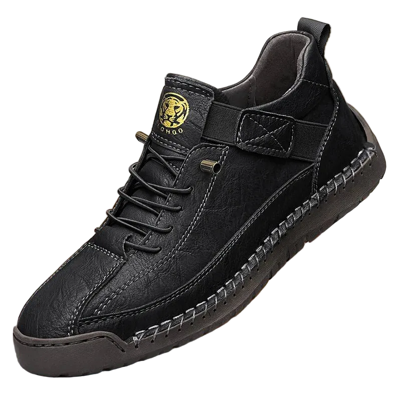 SaneShoppe - CLOHOO Handmade Men's High - Top Sport Casual Boots Breathable Outdoor Wear with Extended Size Options Classic Ankle Boots