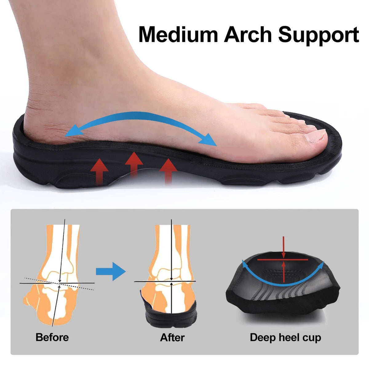 SaneShoppe-Men's Comwarm Arch Support Classic Garden Clogs