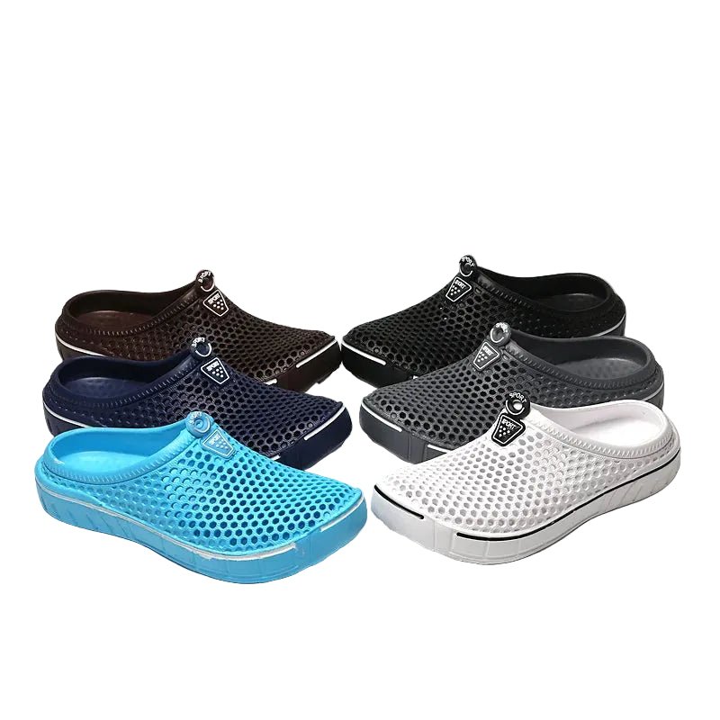 SaneShoppe - Couple Style Men's and Women's Slippers, Clogs, Mules, Solid Color Slip - Ons, Breathable Summer
