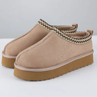 SaneShoppe-Crestar Women's Winter Slippers - Stylish & Cozy Plush Ankle Boots for Indoor & Outdoor