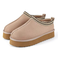 SaneShoppe-Crestar Women's Winter Slippers - Stylish & Cozy Plush Ankle Boots for Indoor & Outdoor