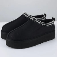 SaneShoppe-Crestar Women's Winter Slippers - Stylish & Cozy Plush Ankle Boots for Indoor & Outdoor