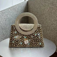 SaneShoppe-Fashionable Rhinestone Handbag for Women | Designer Brand Crossbody Bag