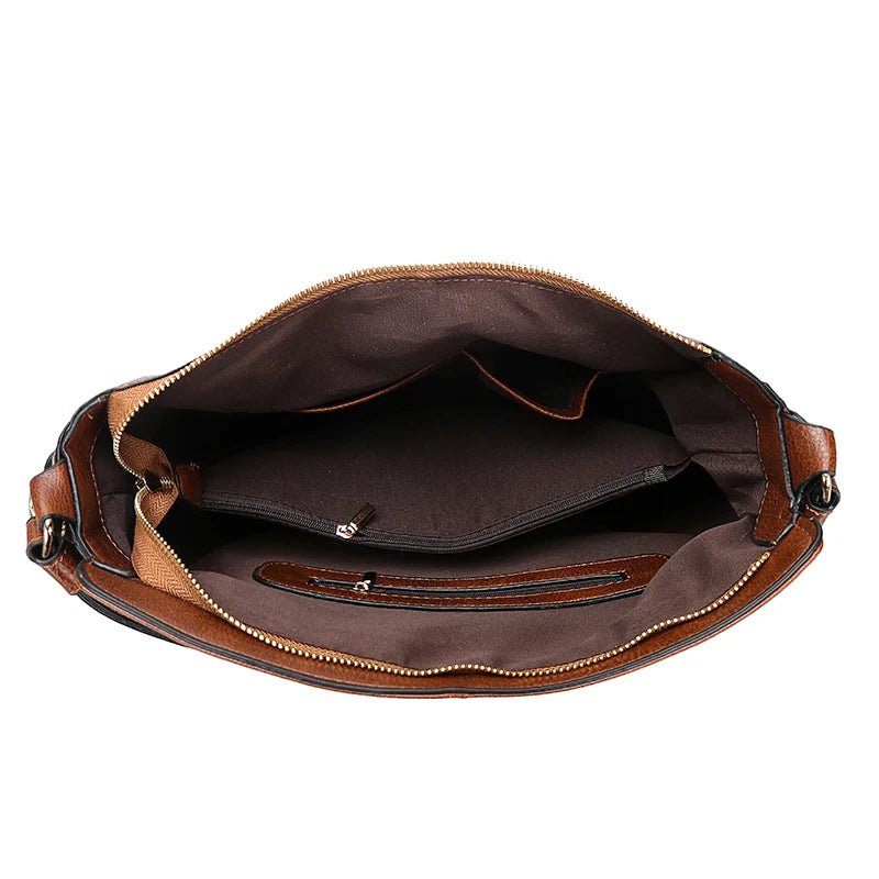 SaneShoppe - DIDABEAR Hobo Bag Leather Women Handbags Female Leisure Shoulder Bags Fashion Purses Vintage Bolsas Large Capacity Tote bag