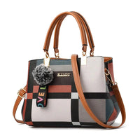 SaneShoppe-Chic Designer Women's Crossbody Shoulder Bag with Tassel Hairball - PU Leather Handbag