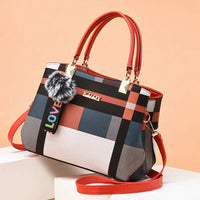 SaneShoppe-Chic Designer Women's Crossbody Shoulder Bag with Tassel Hairball - PU Leather Handbag