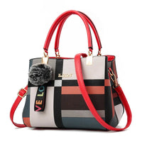 SaneShoppe-Chic Designer Women's Crossbody Shoulder Bag with Tassel Hairball - PU Leather Handbag