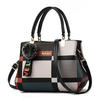 SaneShoppe-Chic Designer Women's Crossbody Shoulder Bag with Tassel Hairball - PU Leather Handbag