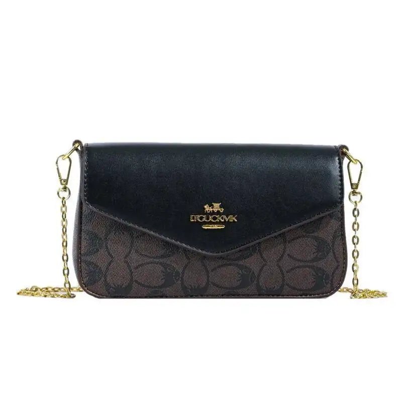 SaneShoppe-Luxury Women's PU Leather Designer Shoulder Bag
