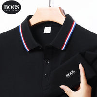 SaneShoppe-Embroidered Men's Polo Shirt: European vs American Styles