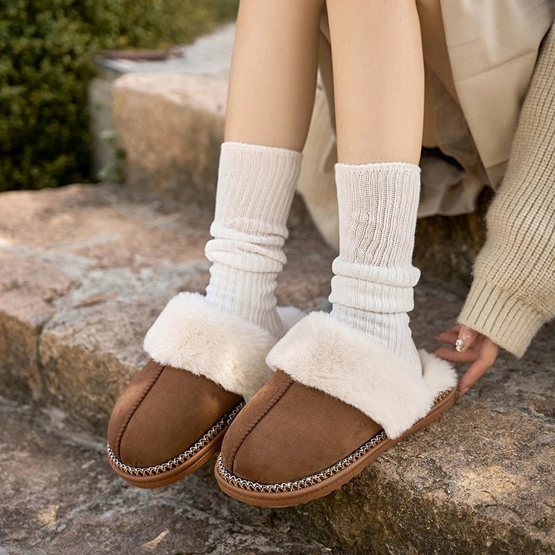 SaneShoppe-Evshine 2024 Women's Fuzzy Warm Slippers - Cozy Winter Fashion House Shoes