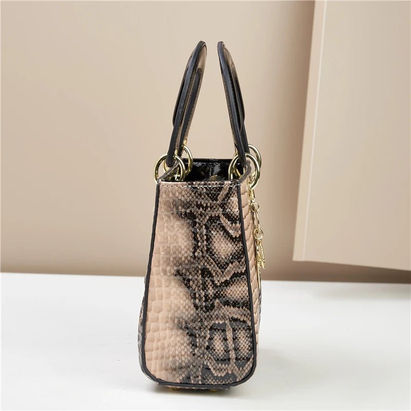 SaneShoppe-Alligator Print Fashion Handbag for Women, Versatile Travel Crossbody Bag