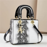 SaneShoppe-Alligator Print Fashion Handbag for Women, Versatile Travel Crossbody Bag