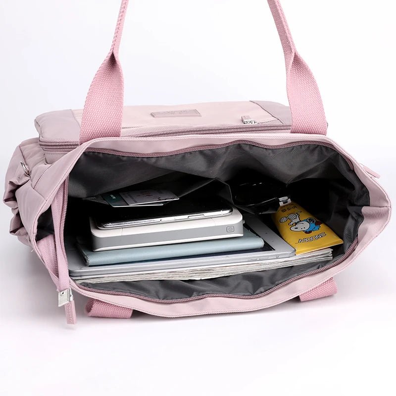 SaneShoppe-Stylish Top-handle Shoulder Bag for Women, High Quality Nylon Tote - Ideal for Travel and Shopping
