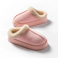 SaneShoppe-Cozy Unisex Fluffy Indoor Slippers for Winter, Anti-Slip and Warm EVA Sole