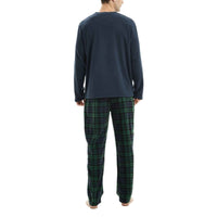 Green Long-Sleeve Fleece Pyjama Sets for Ultimate Comfort and Style