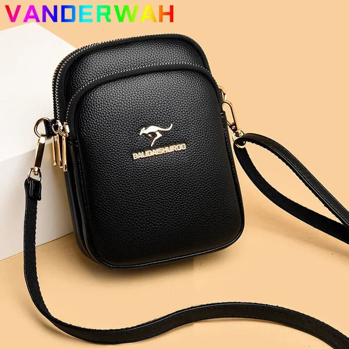 SaneShoppe - High Quality Leather Elegnat Female Shell Bag Purses Handbags Luxury Designer Shoulder Crossbody Messenger Bags Women Wallet Sac