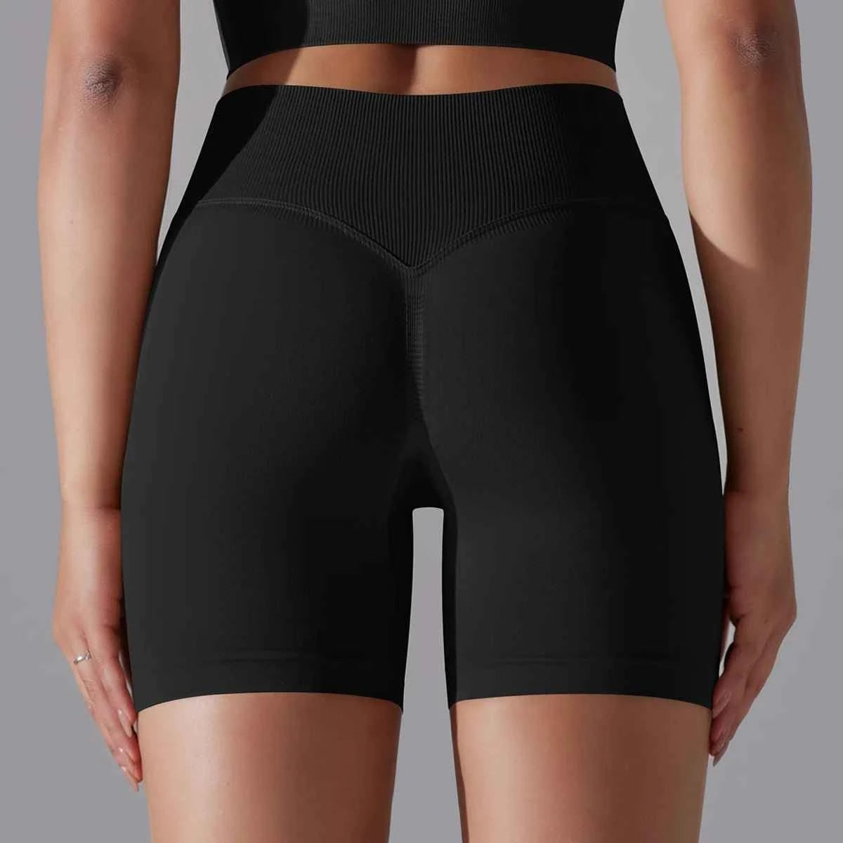 High Waist Yoga Shorts - Lift & Sculpt Fitness Butt - Sportswear for Women