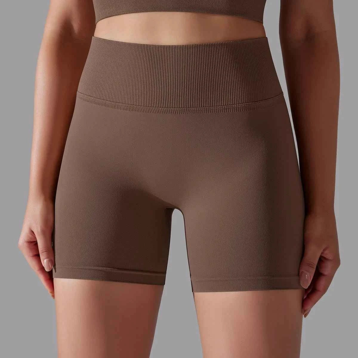 High Waist Yoga Shorts - Lift & Sculpt Fitness Butt - Sportswear for Women