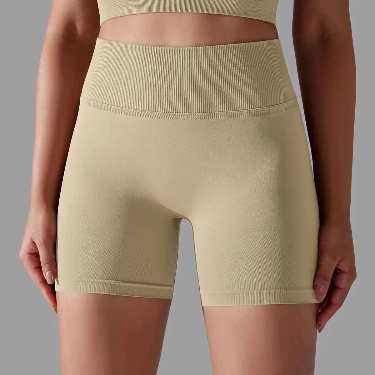 High Waist Yoga Shorts - Lift & Sculpt Fitness Butt - Sportswear for Women