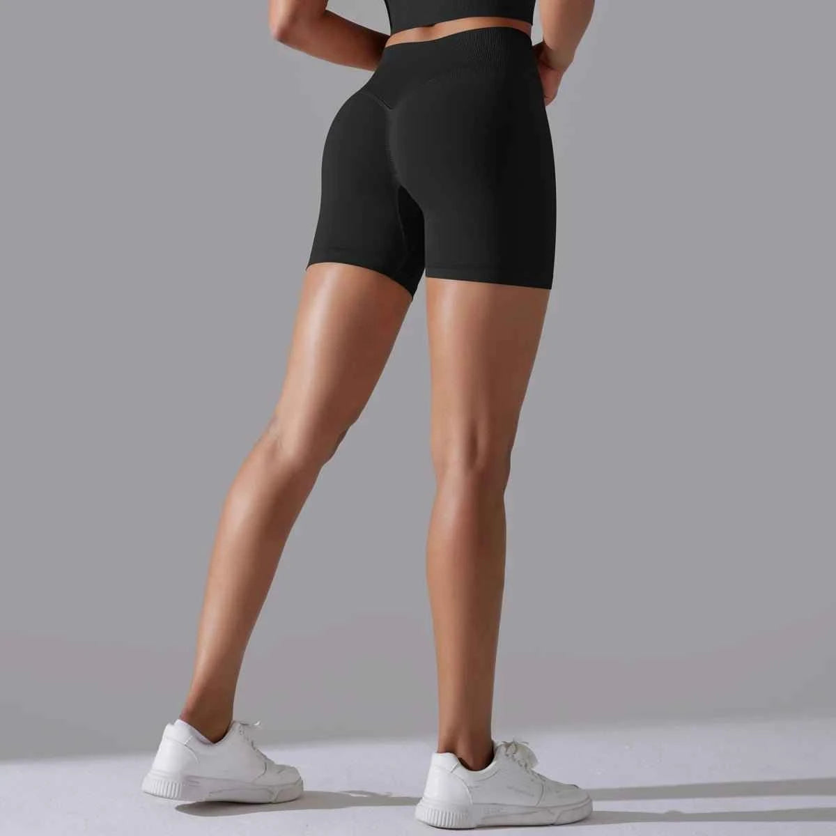 High Waist Yoga Shorts - Lift & Sculpt Fitness Butt - Sportswear for Women