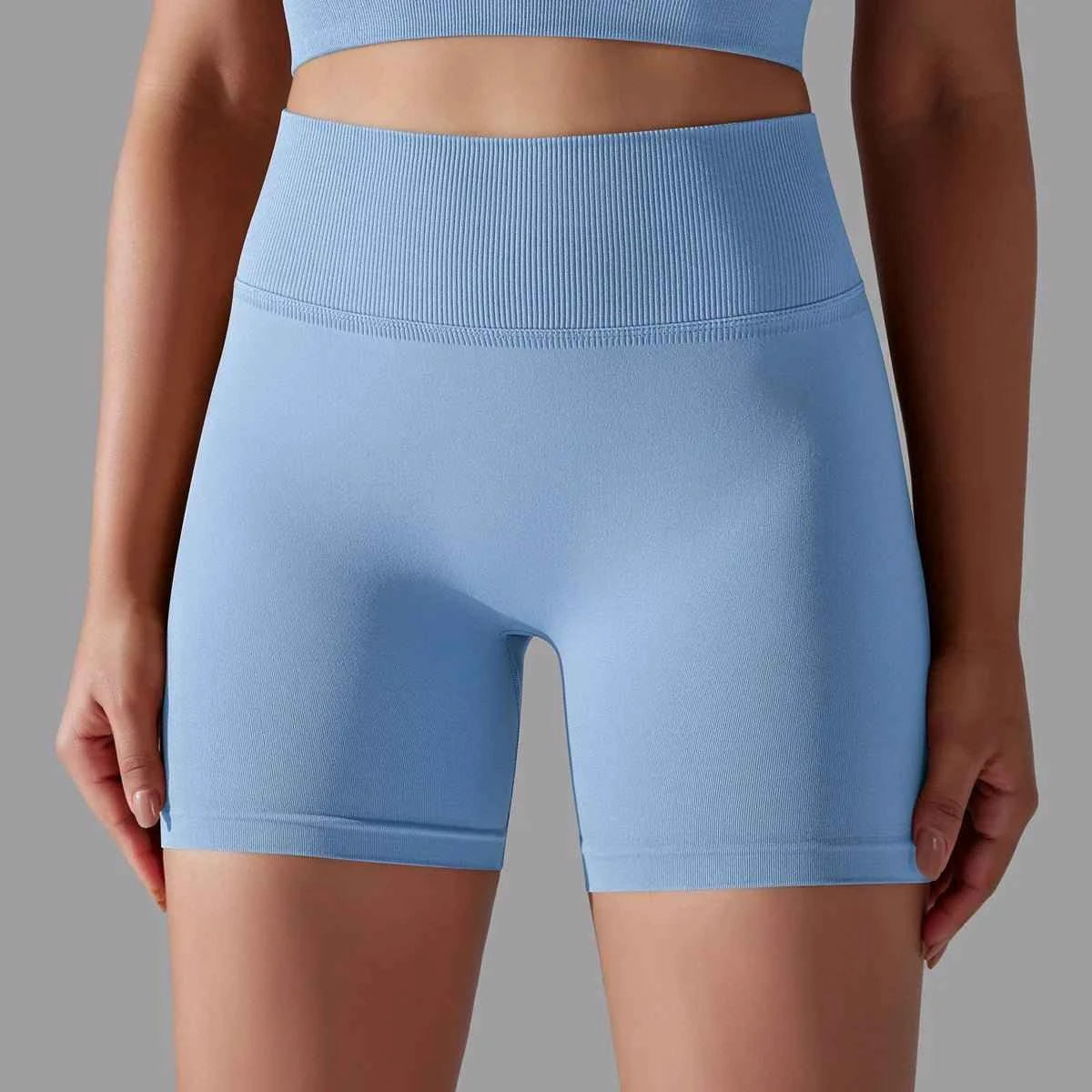High Waist Yoga Shorts - Lift & Sculpt Fitness Butt - Sportswear for Women