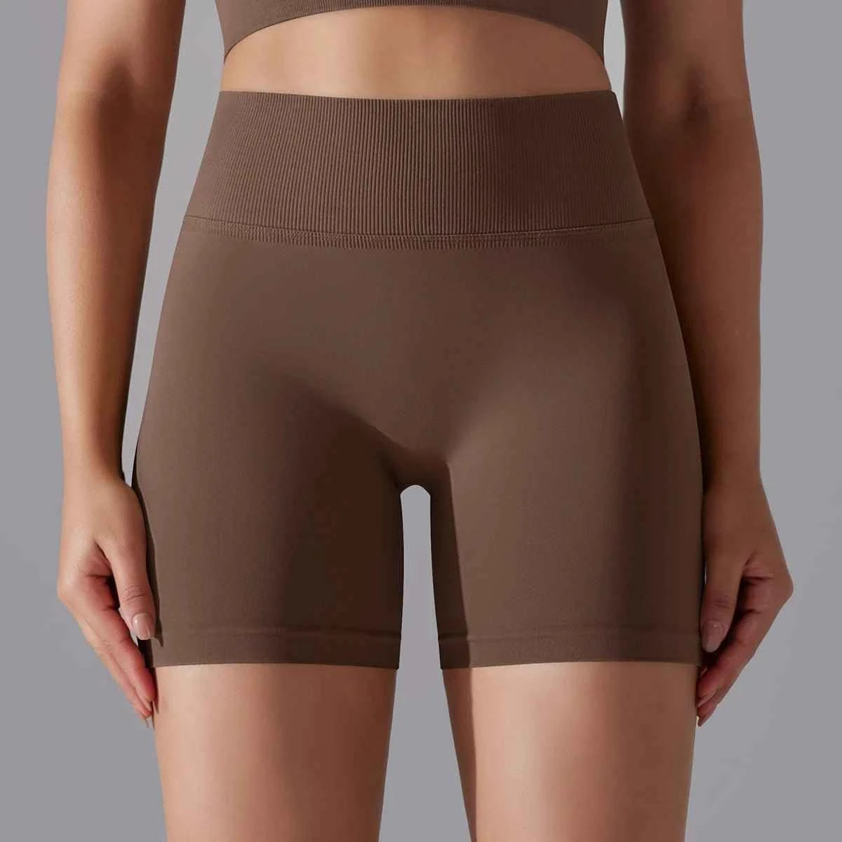 High Waist Yoga Shorts - Lift & Sculpt Fitness Butt - Sportswear for Women