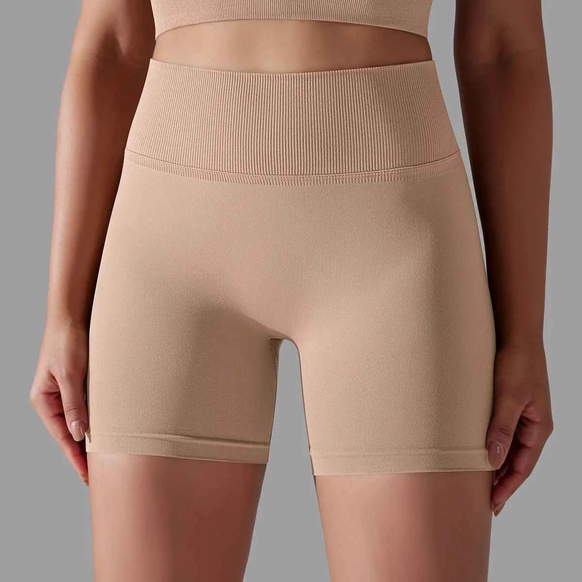 High Waist Yoga Shorts - Lift & Sculpt Fitness Butt - Sportswear for Women