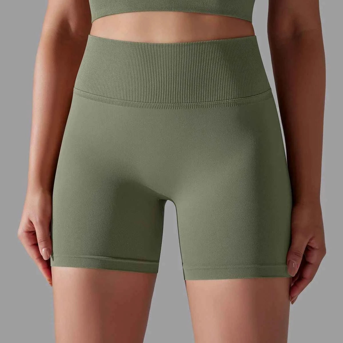 High Waist Yoga Shorts - Lift & Sculpt Fitness Butt - Sportswear for Women
