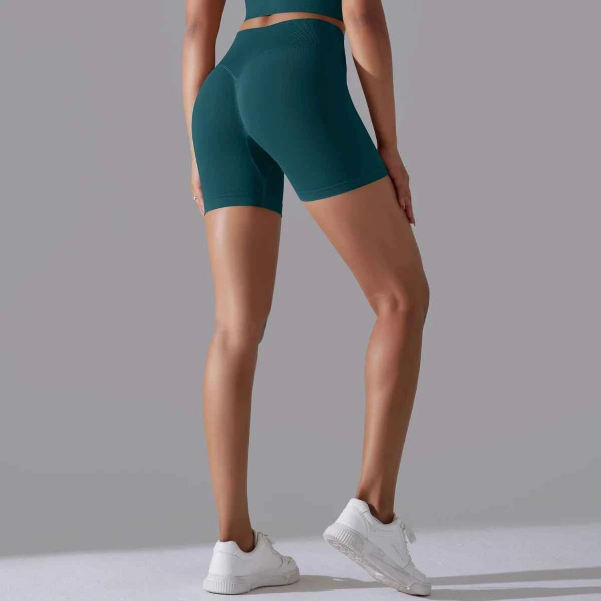 High Waist Yoga Shorts - Lift & Sculpt Fitness Butt - Sportswear for Women