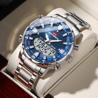 SaneShoppe - KAT - WACH Men Quartz Wrist Watch 2024 High Quality Luxury Original Waterproof Digital Watches