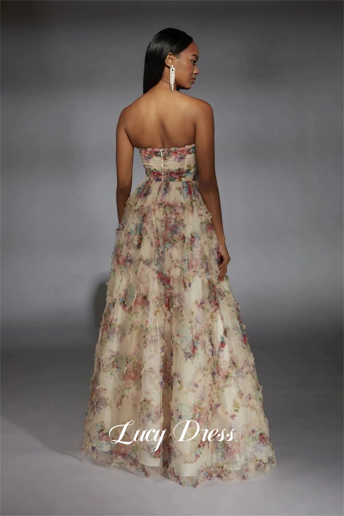SaneShoppe-Lucy 15 Quinceanera Dress Customized Ball Gown for Formal Occasions