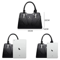 SaneShoppe-2024 Designer Women's Leather Crossbody Bag - Luxury Brand Handbag for Ladies
